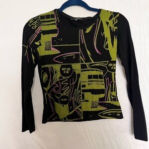 Max Mara long sleeve t shirt. 8% elastine.